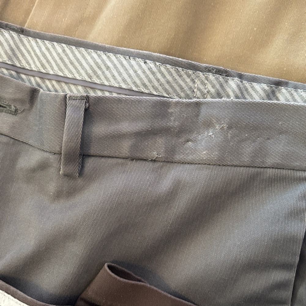 3 Pairs Men's Premium Chino Work Pants - Beige, Gray, Brown 40x29 - Picture 5 of 8